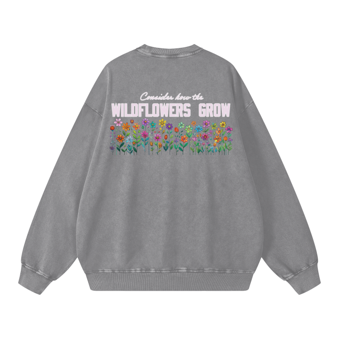 Luke 12:27 Wildflower Sweatshirt