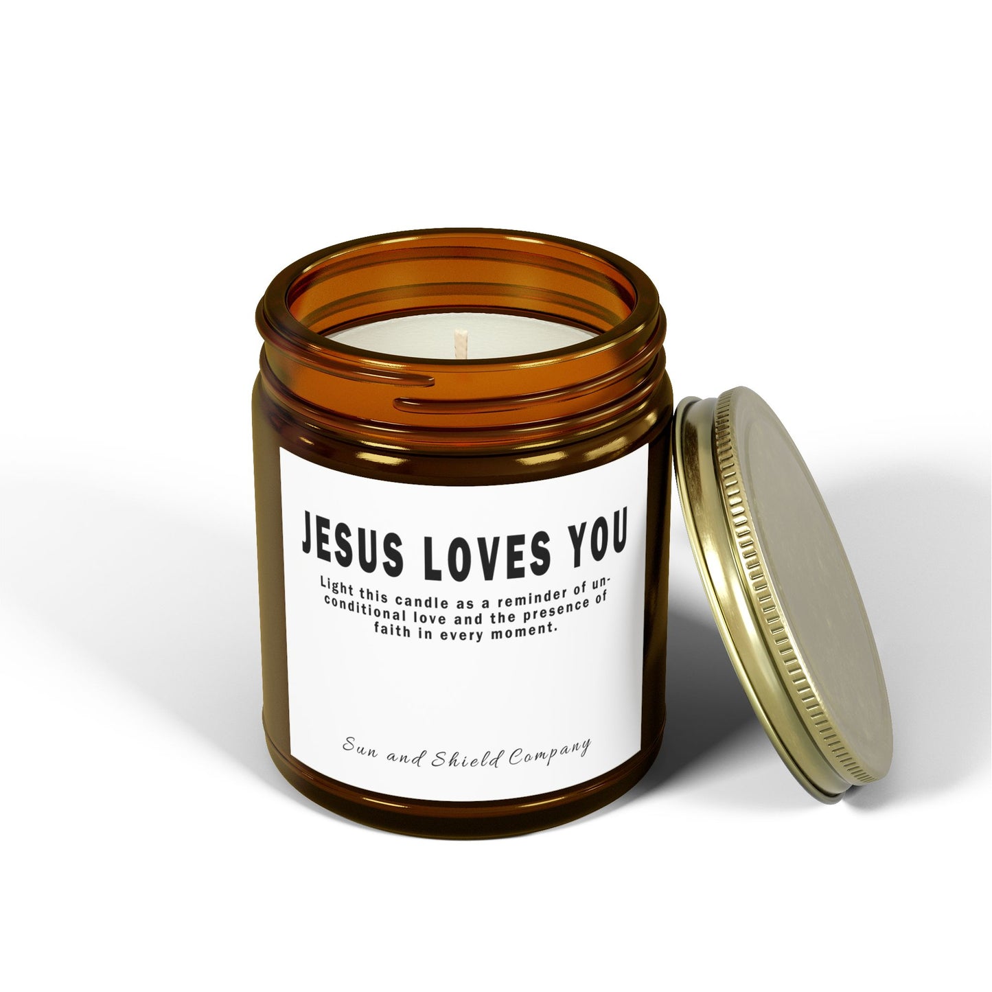 Jesus Loves You Candle