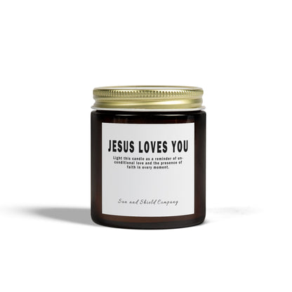 Jesus Loves You Candle