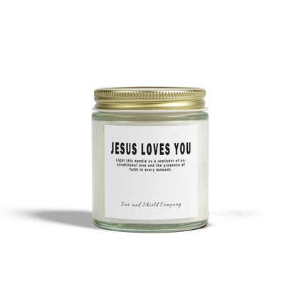 Jesus Loves You Candle