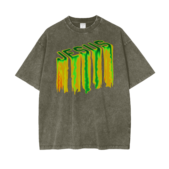 Wash Neon Jesus Tee