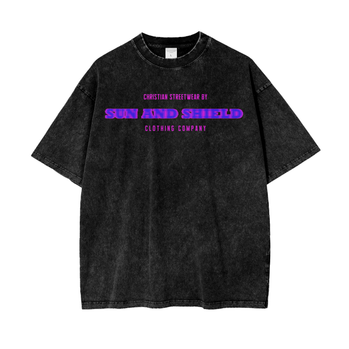 Sun and Shield Company Tee 2 - Purple