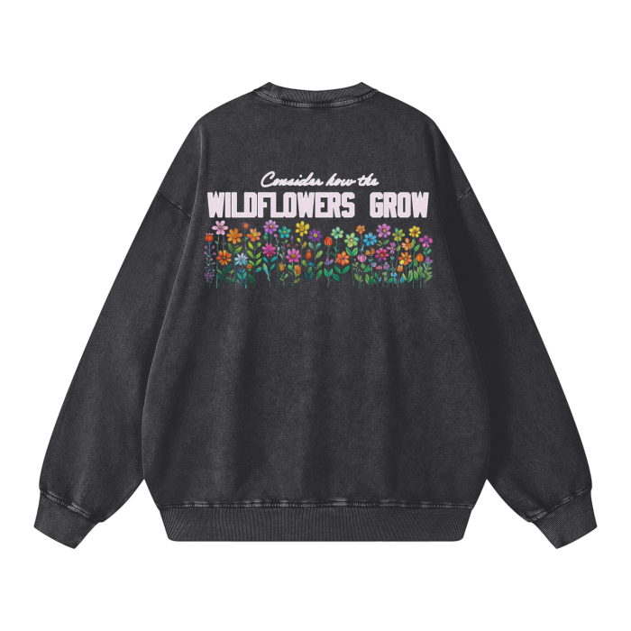 Luke 12:27 Wildflower Sweatshirt