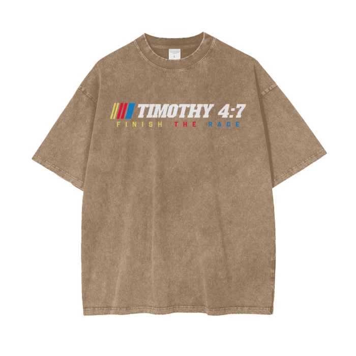 Timothy 4:7 Finish The Race Tee