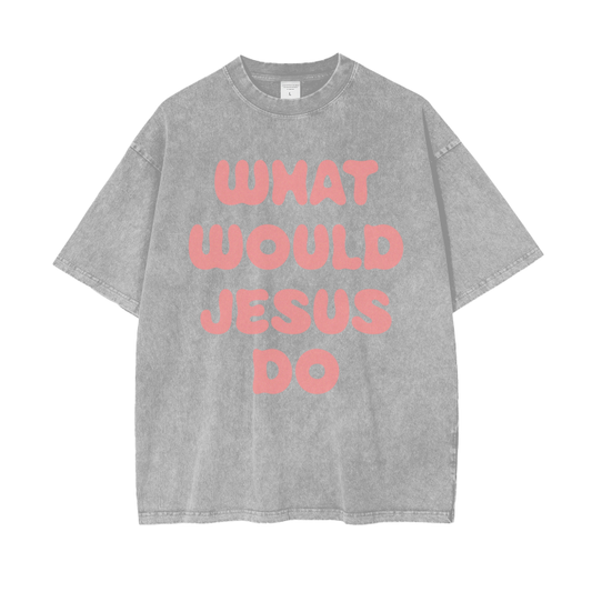 What Would Jesus Do Tee - Grey