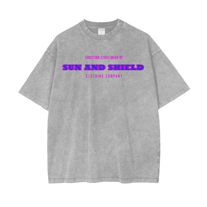 Sun And Shield Company Tee 2 - Blue