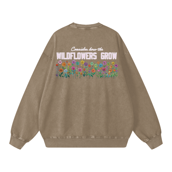 Luke 12:27 Wildflower Sweatshirt