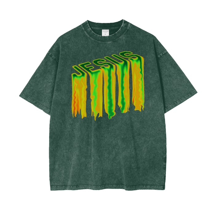 Wash Neon Jesus Tee