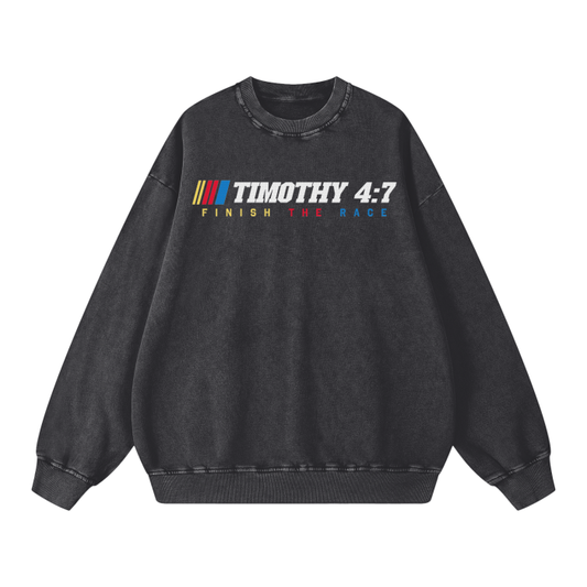 Timothy 4:7 Finish The Race Sweatshirt