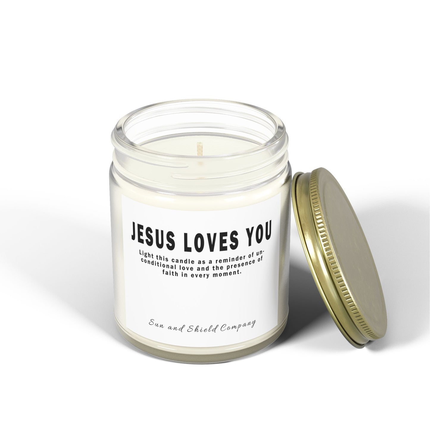 Jesus Loves You Candle