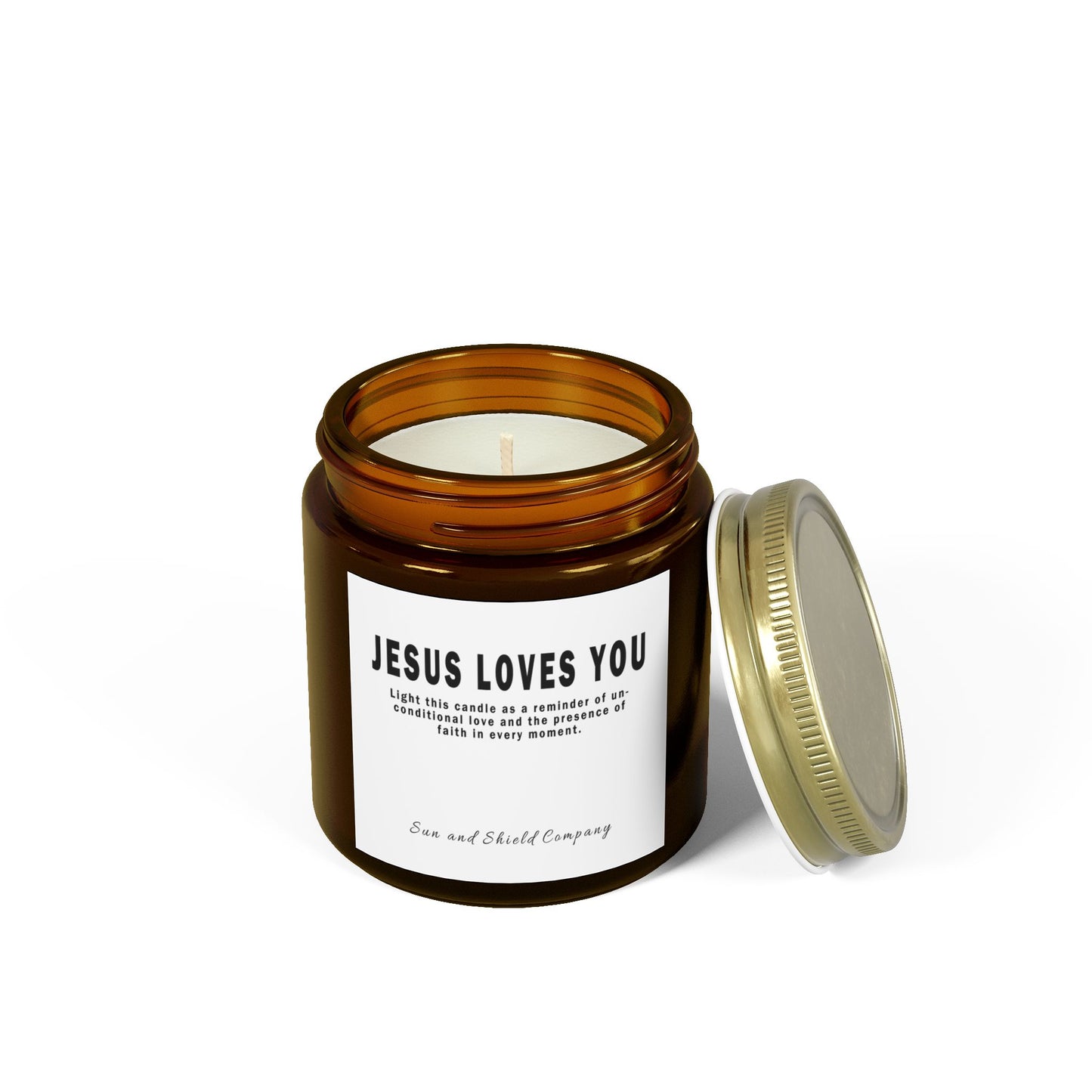 Jesus Loves You Candle