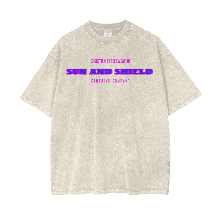 Sun and Shield Company Tee 2 - Purple