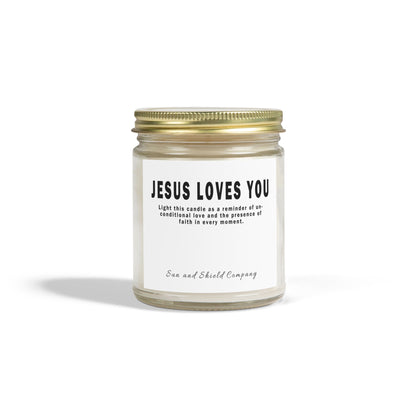 Jesus Loves You Candle