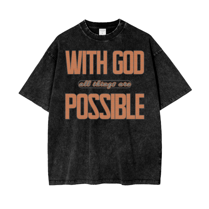 With God All Things Are Possible Tee