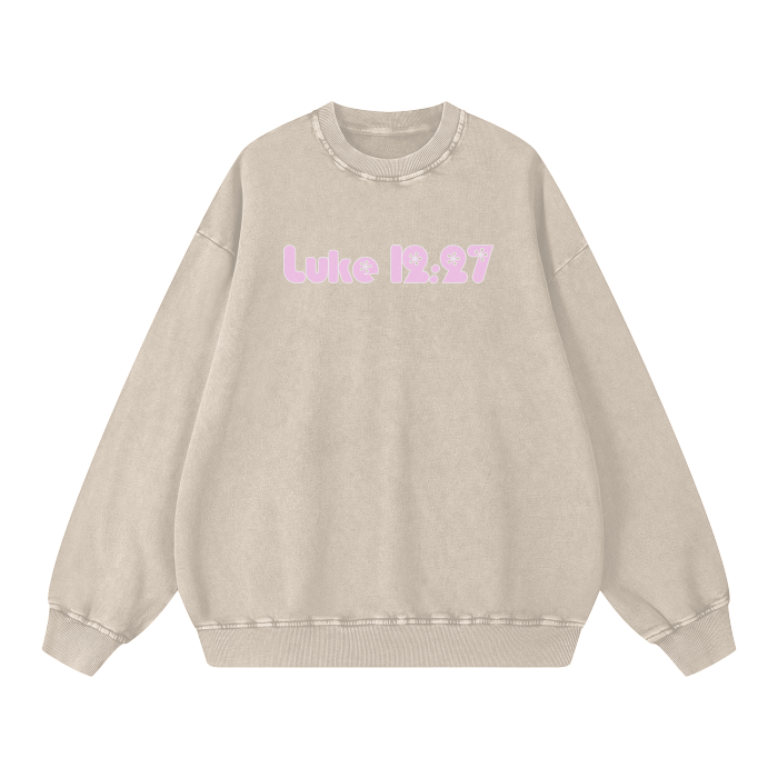 Luke 12:27 Wildflower Sweatshirt