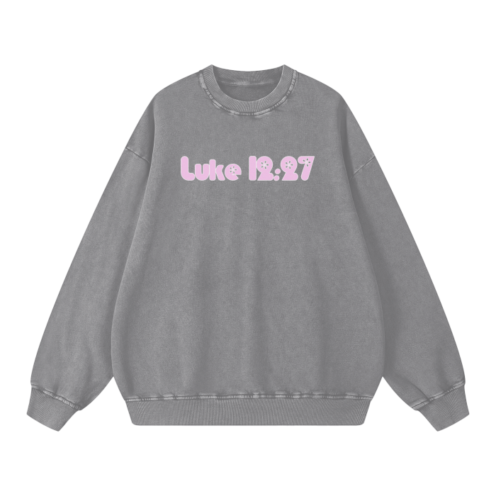 Luke 12:27 Wildflower Sweatshirt