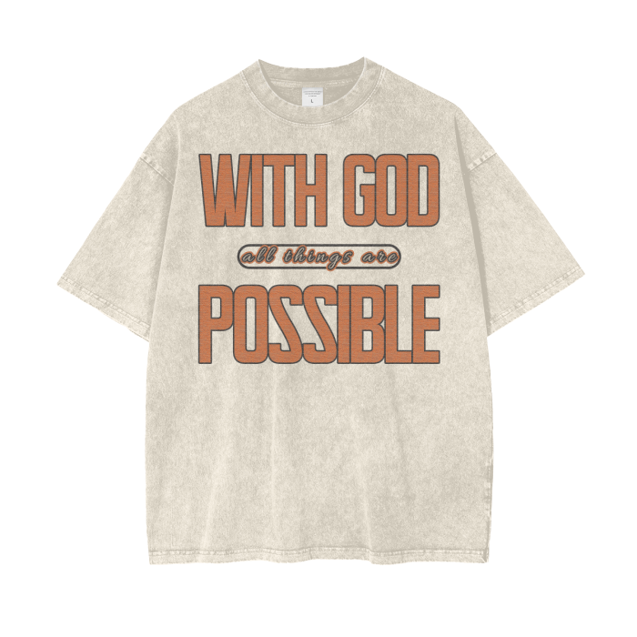 With God All Things Are Possible Tee