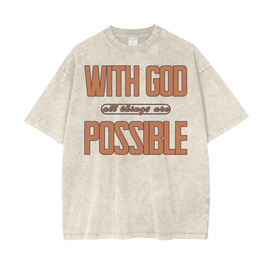 With God All Things Are Possible Tee