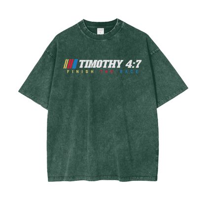 Timothy 4:7 Finish The Race Tee