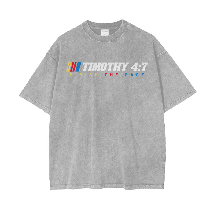 Timothy 4:7 Finish The Race Tee